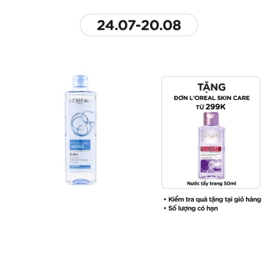 L'OREAL PARIS Tẩy Trang L'Oreal Paris Skincare Make Up Remover Micellar Refreshing Tươi Mát 400ml