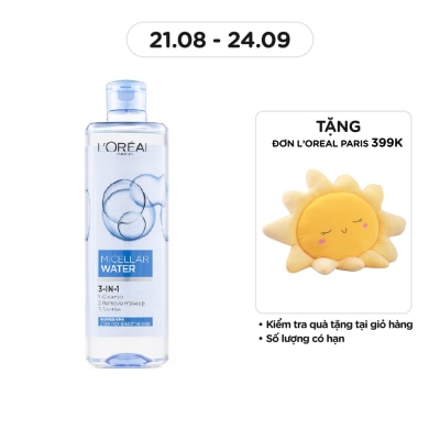 L'OREAL PARIS Tẩy Trang L'Oreal Paris Skincare Make Up Remover Micellar Refreshing Tươi Mát 400ml