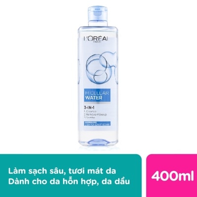 L'OREAL PARIS - Tẩy Trang L'Oreal Paris Skincare Make Up Remover Micellar Refreshing Tươi Mát 400ml
