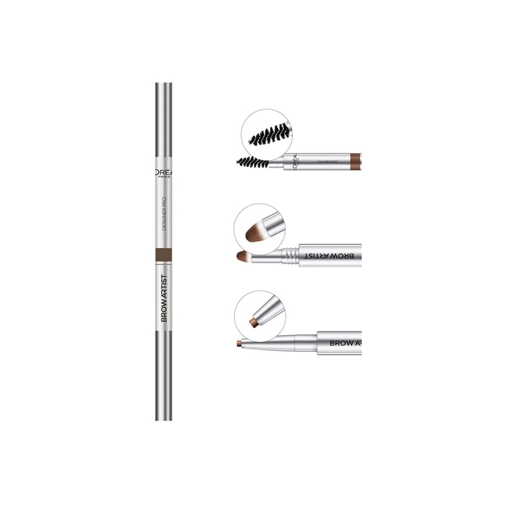 Chì Kẻ Mày L'Oreal Paris Makeup 3in1 Brow Artist 1,19g - Xám