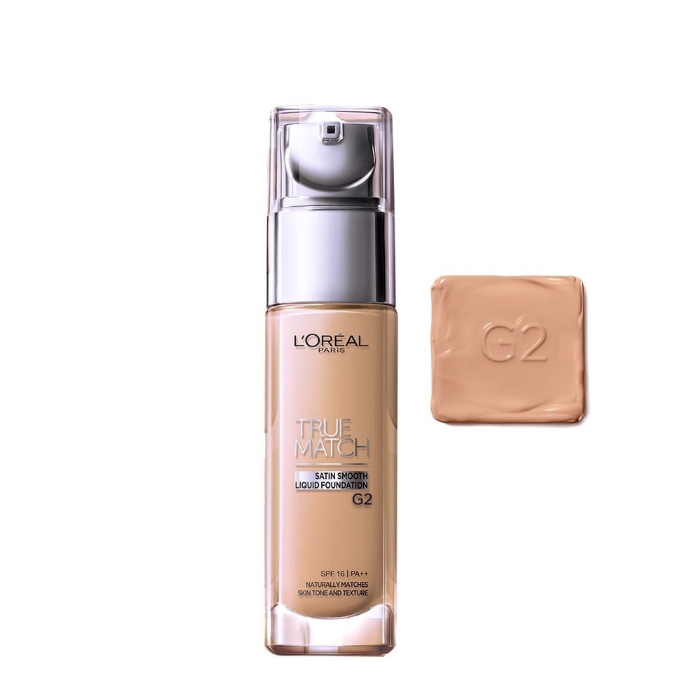 Kem Nền L'Oreal Paris Makeup Mịn Da True Match Liquid Foundation 30ml.#G2