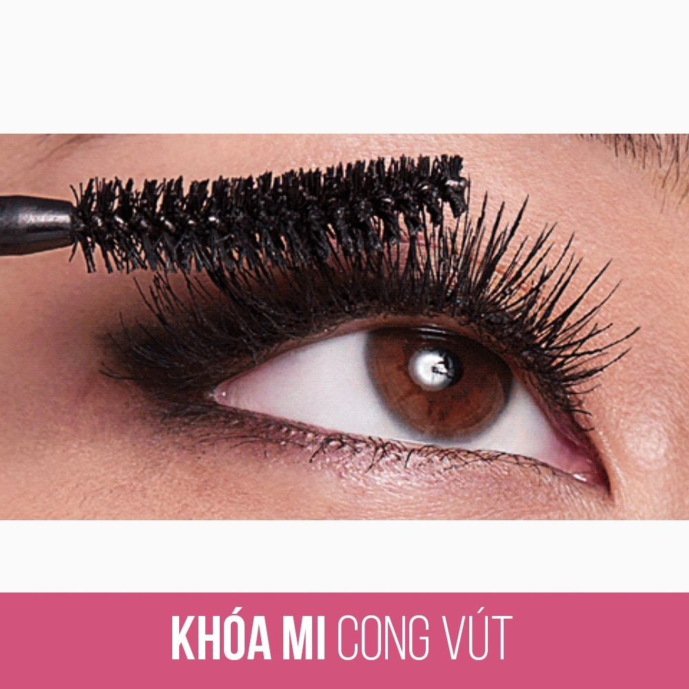 Mascara Maybelline New York Cong Mi Hypercurl 9.2ml - Đen