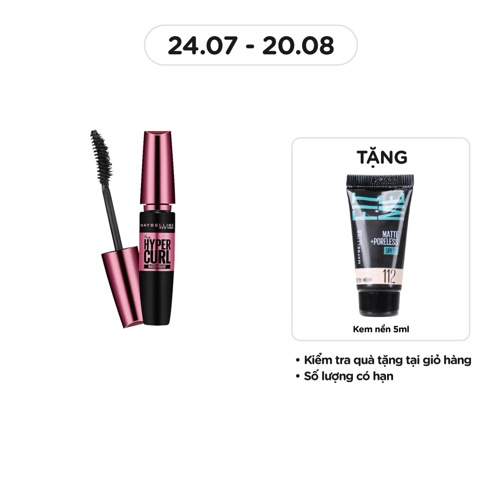 MAYBELLINE NEW YORK Hypercurl Plain Mascara 9.2ml