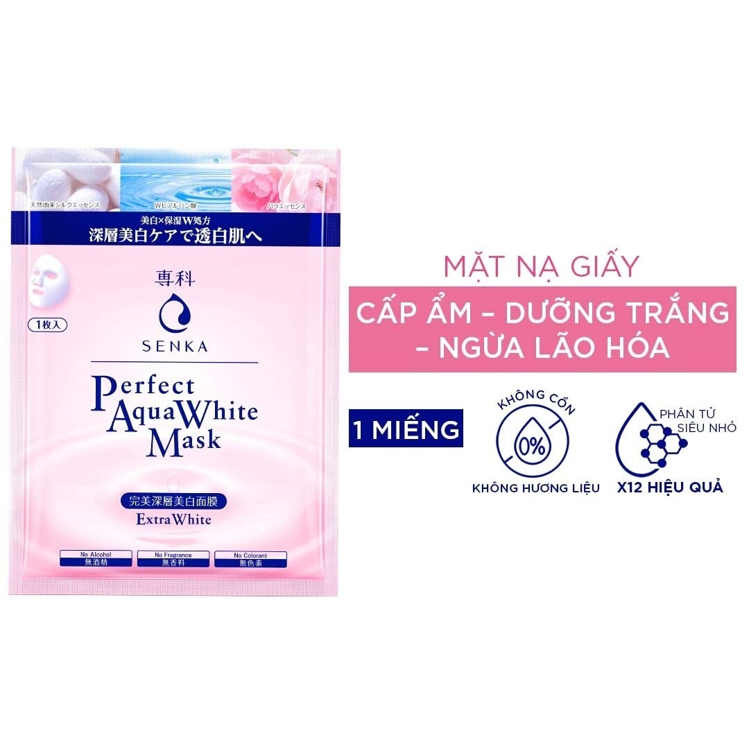 Mặt Nạ Senka Dưỡng Da Sáng Hồng 25ml