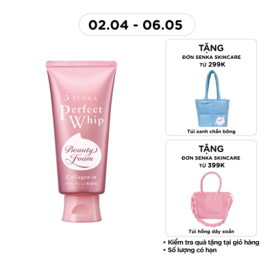 SENKA - Sữa Rửa Mặt Tạo Bọt Senka Perfect Collagen In 120g