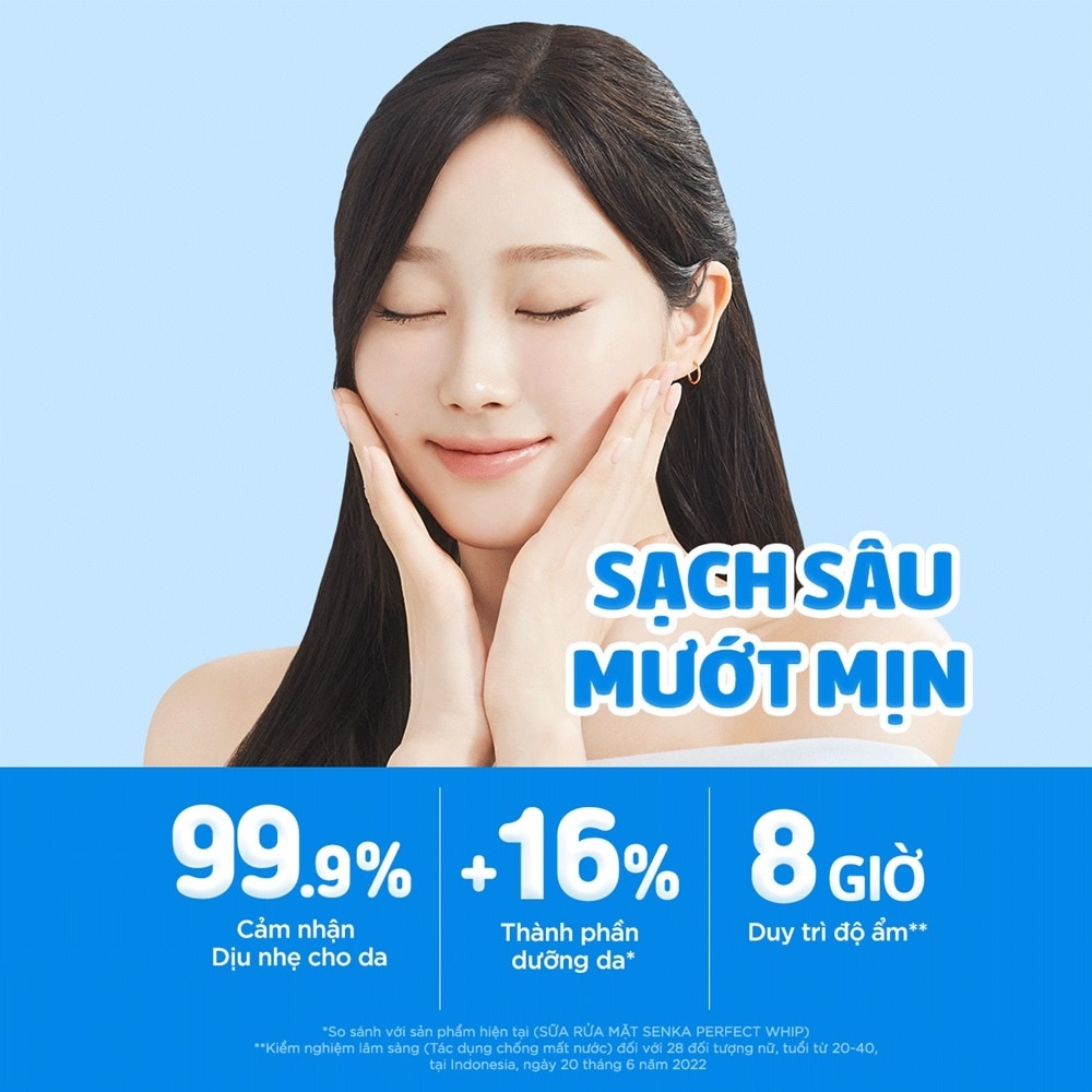Sữa Rửa Mặt Tạo Bọt Senka Perfect Whip U 120g