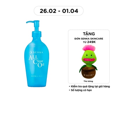 SENKA Dầu Tẩy Trang Senka A.L.L Clear Oil 230ml