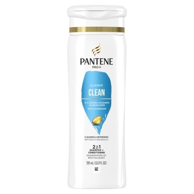 PANTENE Pro-V Shampoo & Conditioner Classic Clean 2in1 Healthier Hair In 1 Wash 355ml