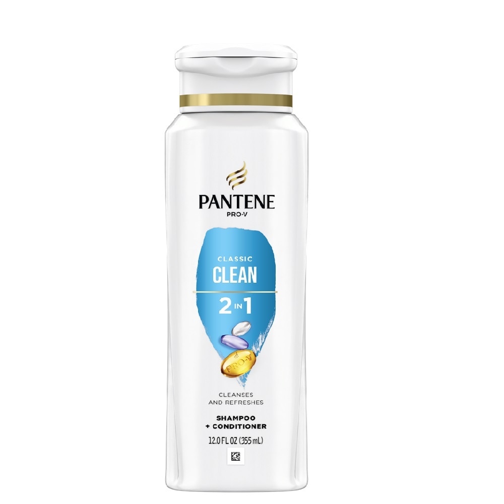 Dầu Gội Và Xả Pantene Classic Clean 2in1 Healthier Hair In 1 Wash 355ml