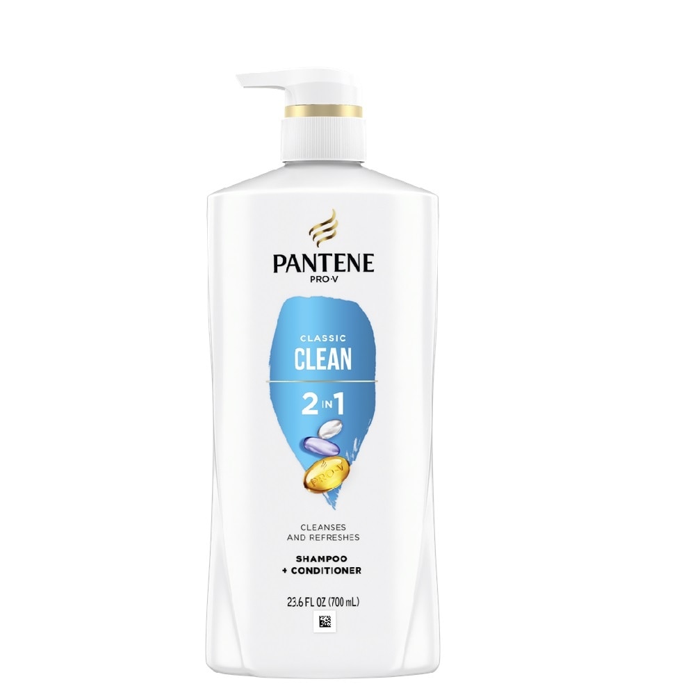 Pantene Pro-V Shampoo & Conditioner Classic Clean 2in1 Healthier Hair In 1 Wash 700ml
