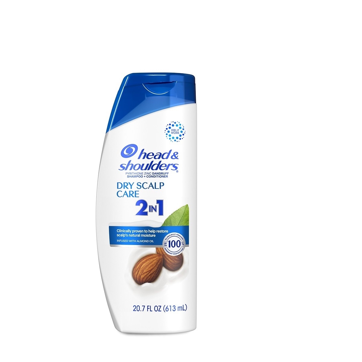 Dầu Gội Và Xả Head&Shoulders Dry Scalp Care 2in1 With Almond Oil Với Dầu Hạnh Nhân 613ml