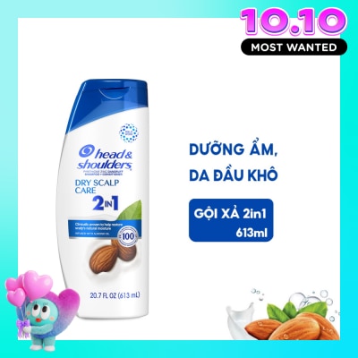 HEAD & SHOULDERS Shampoo + Conditioner Dry Scalp Care 2in1 613ml image