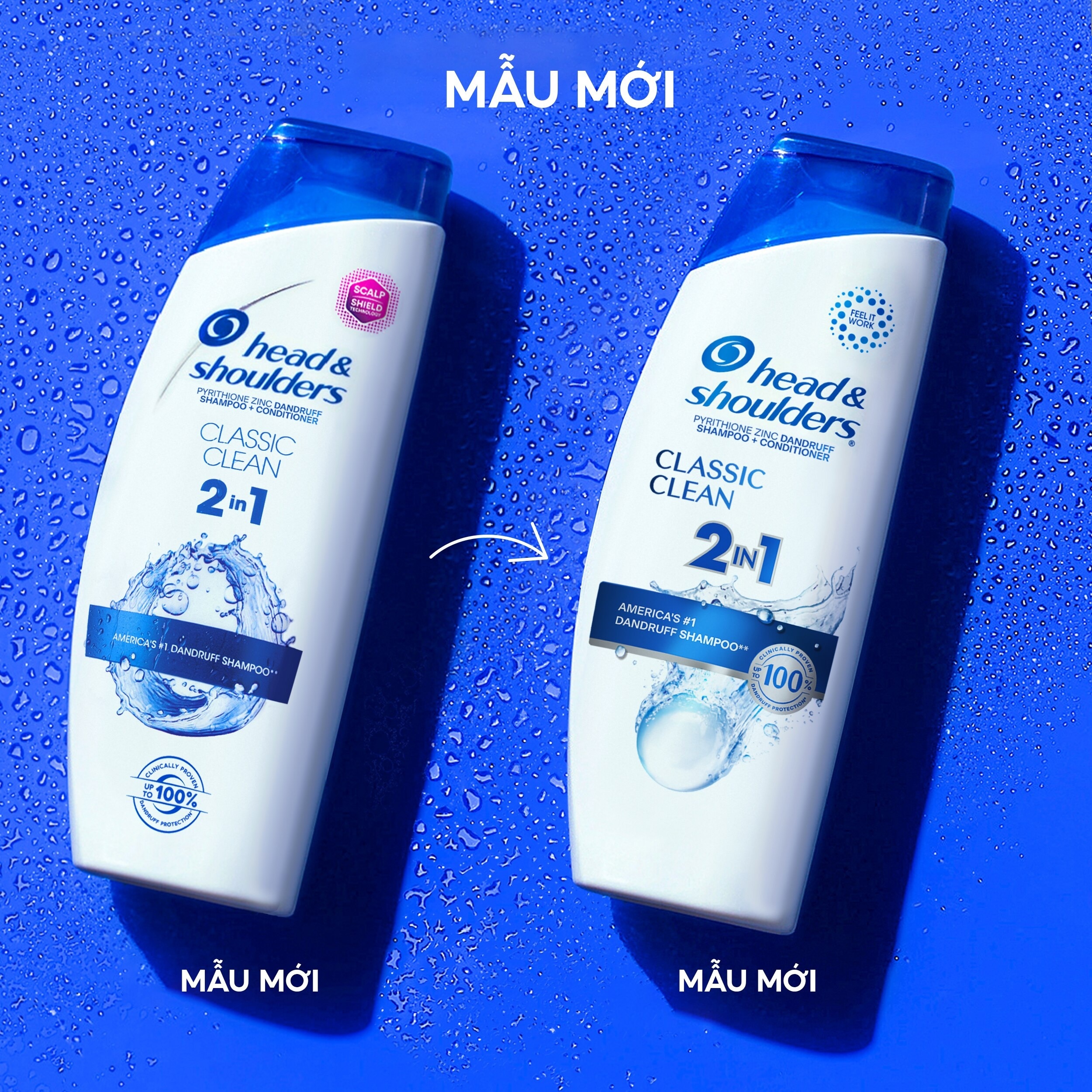 Head&Shoulders Shampoo + Conditioner Classic Clean 2in1 370ml