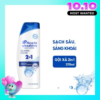 HEAD & SHOULDERS Head&Shoulders Shampoo + Conditioner Classic Clean 2in1 370ml image
