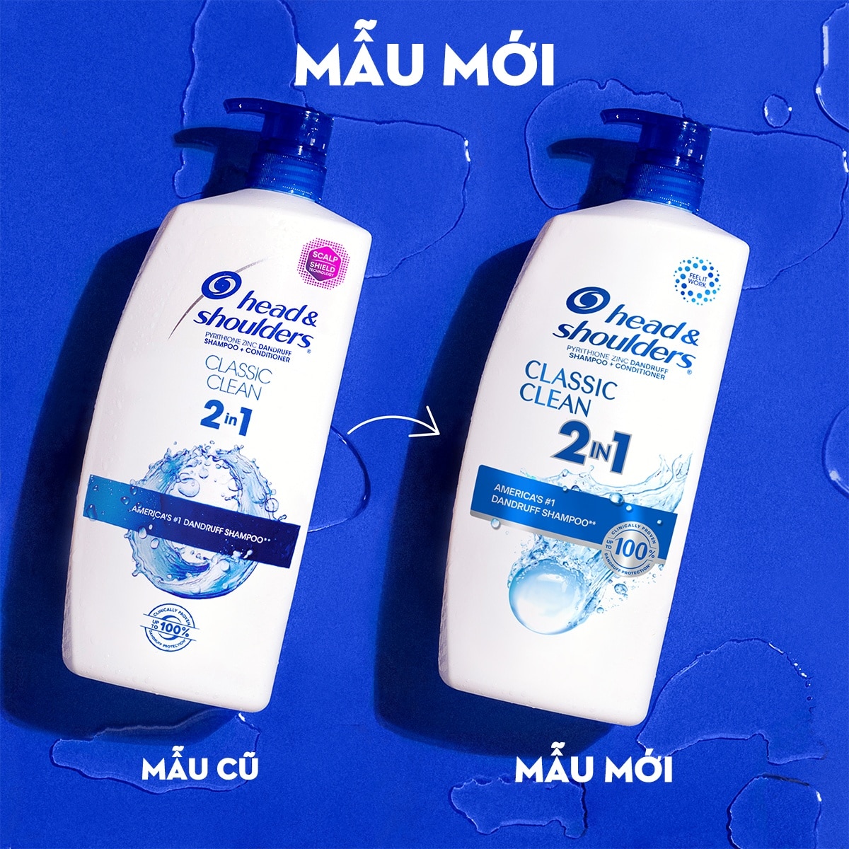 Dầu Gội Head & Shoulders Clacssic Clean 835ml