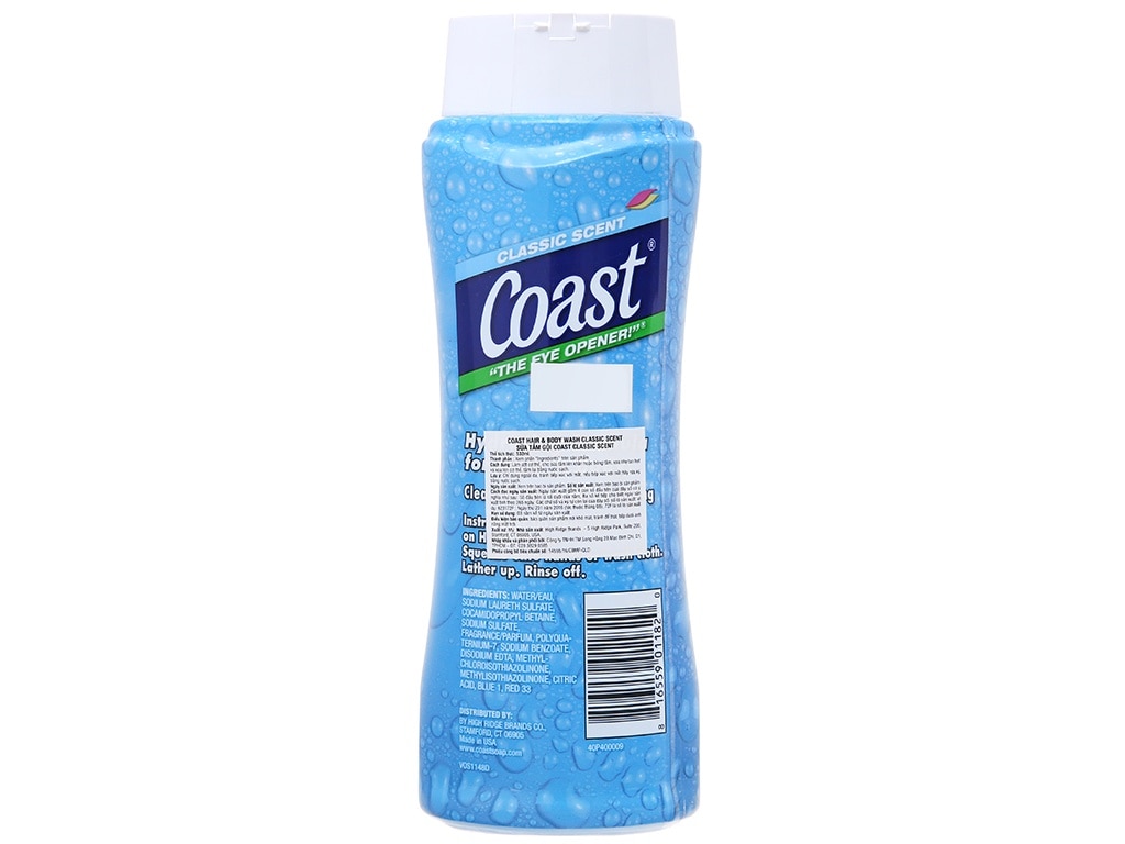 Gel Tắm Gội Coast Classic Scent 532ml