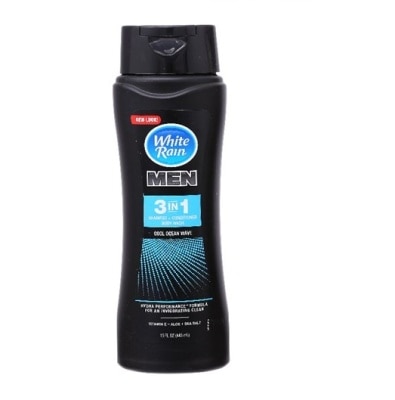 WHITE RAIN For Men 3 In 1 Cool Ocean Wave 443ml image