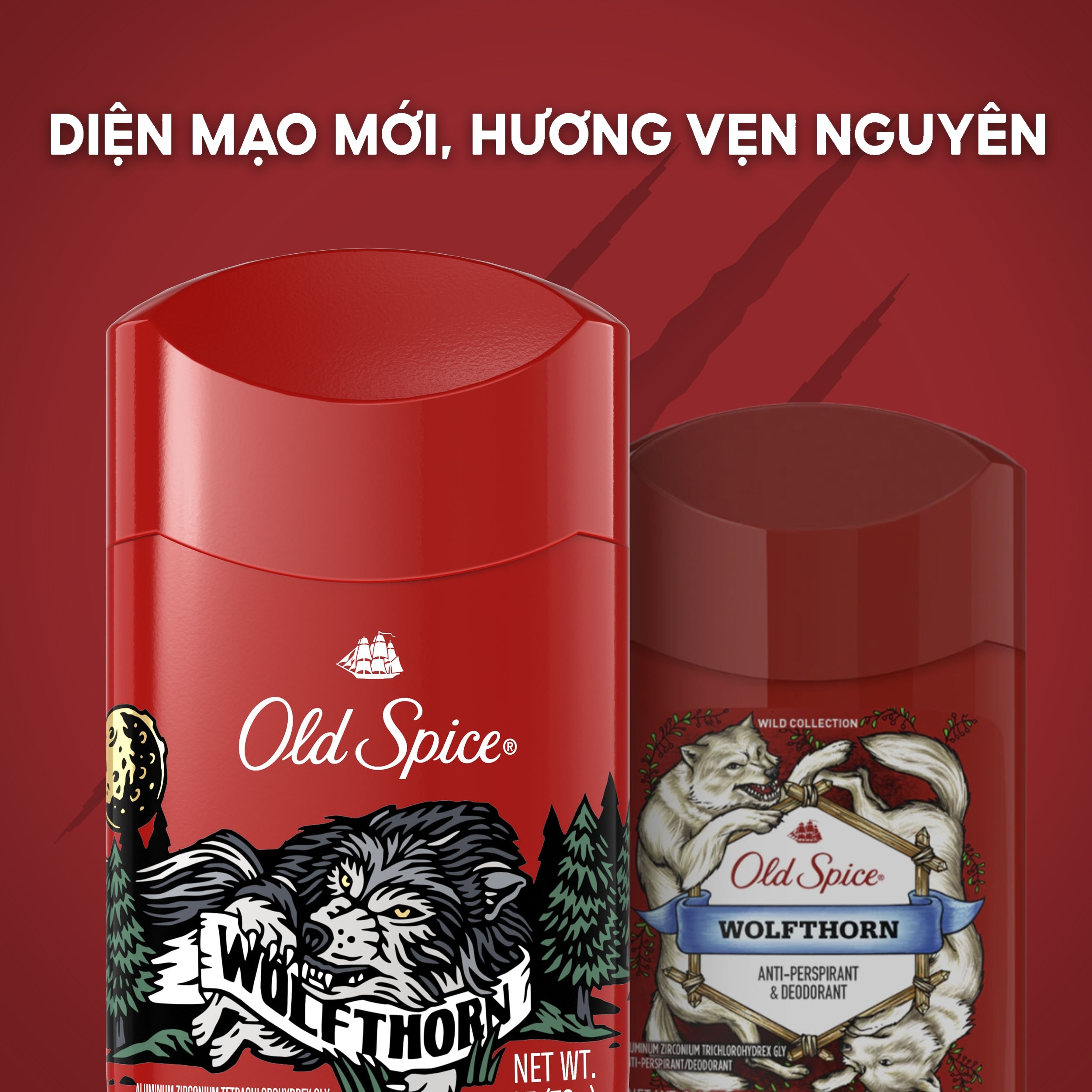 Sáp Khử Mùi Old Spice Wolfthorn 73g