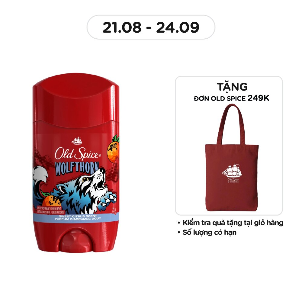 Sáp Khử Mùi Old Spice Wolfthorn 73g