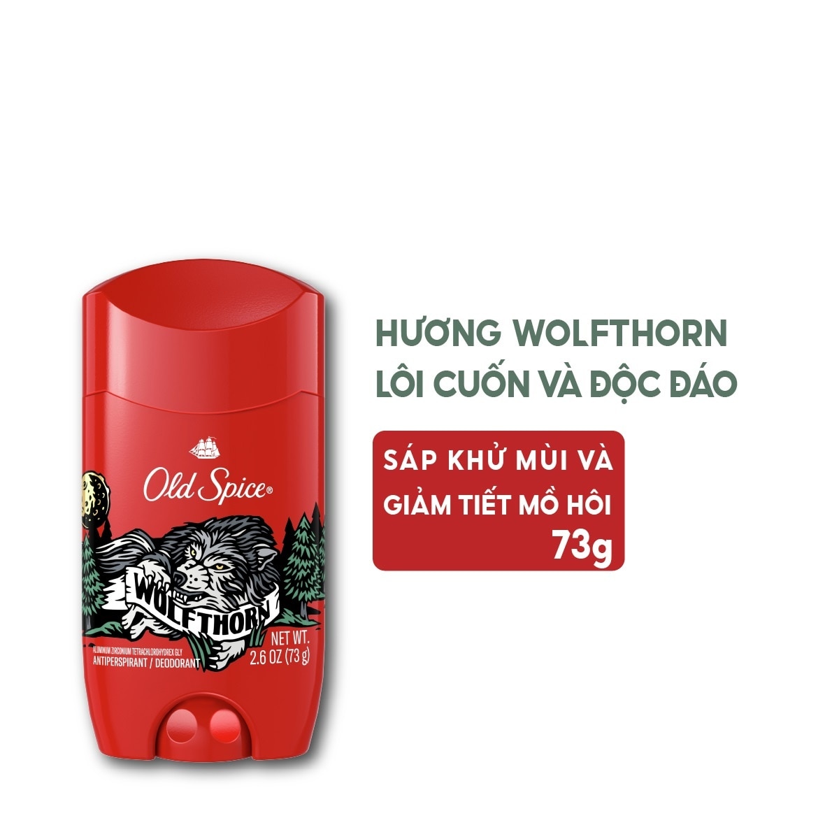 Sáp Khử Mùi Old Spice Wolfthorn 73g