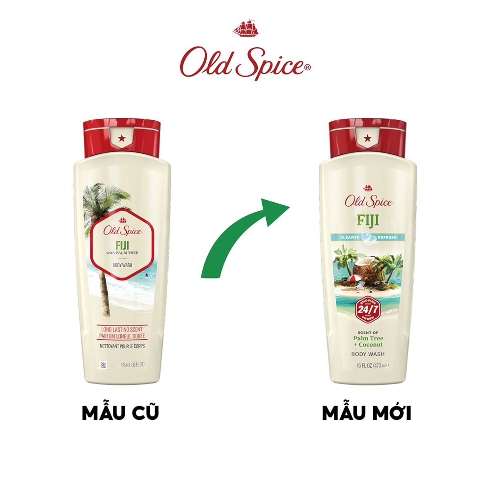 Sữa Tắm Old Spice Fiji 473ml