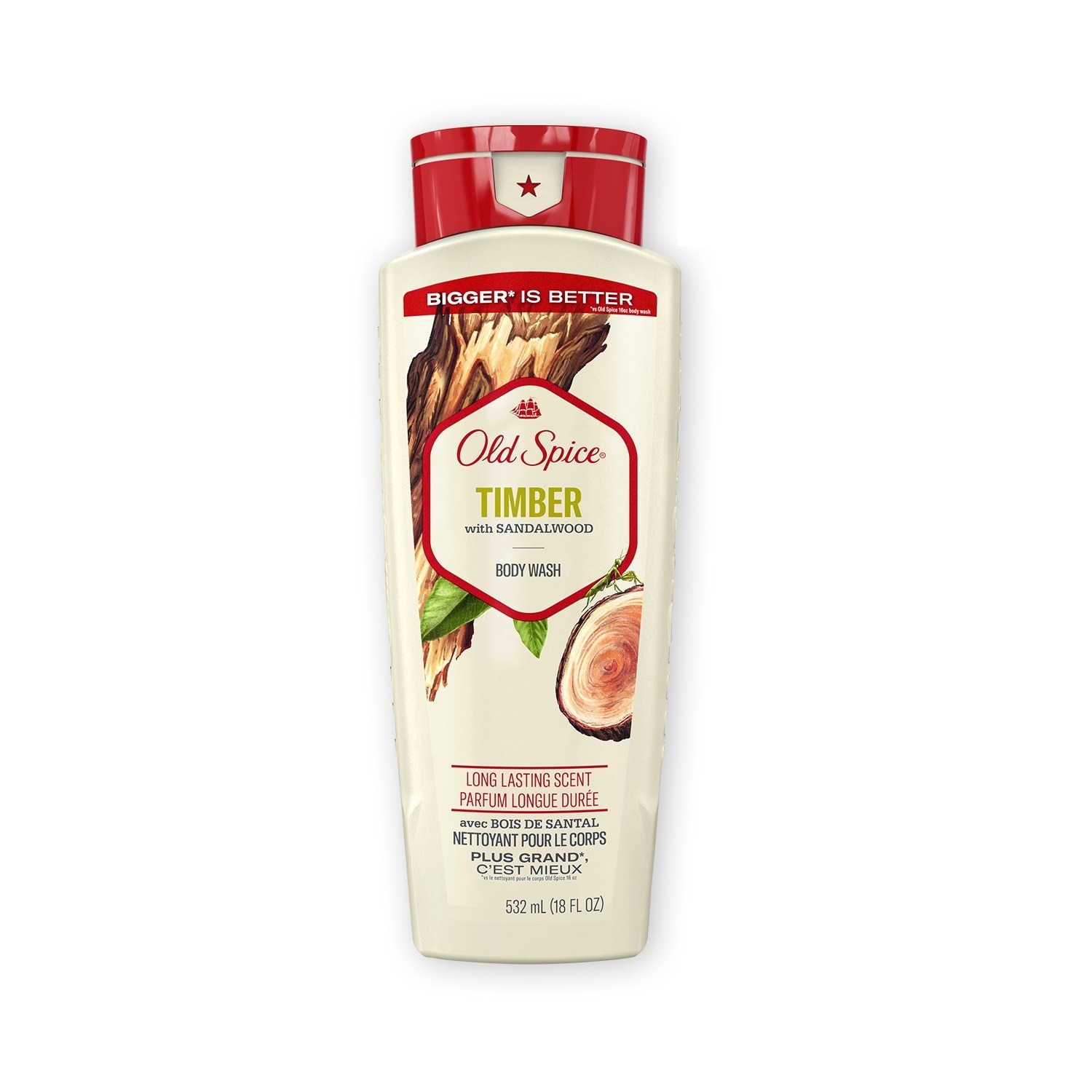 Sữa Tắm Old Spice Timber Sandal Wood 532ml