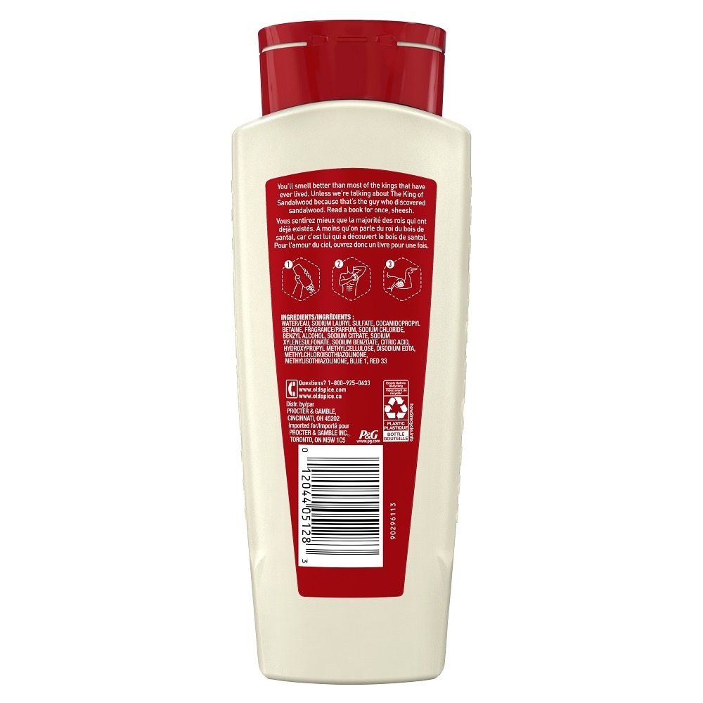 Sữa Tắm Old Spice Timber Sandal Wood 532ml