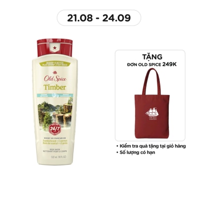 OLD SPICE Sữa Tắm Old Spice Timber Sandal Wood 532ml