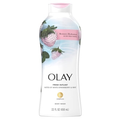 OLAY White Strawberry & Mint Body Wash 650ml