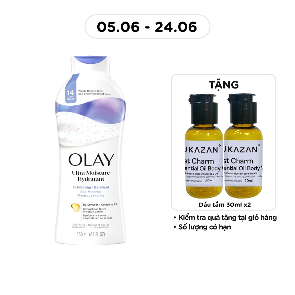 Exfoliating Moisture Sea Salts Body Wash 650ml