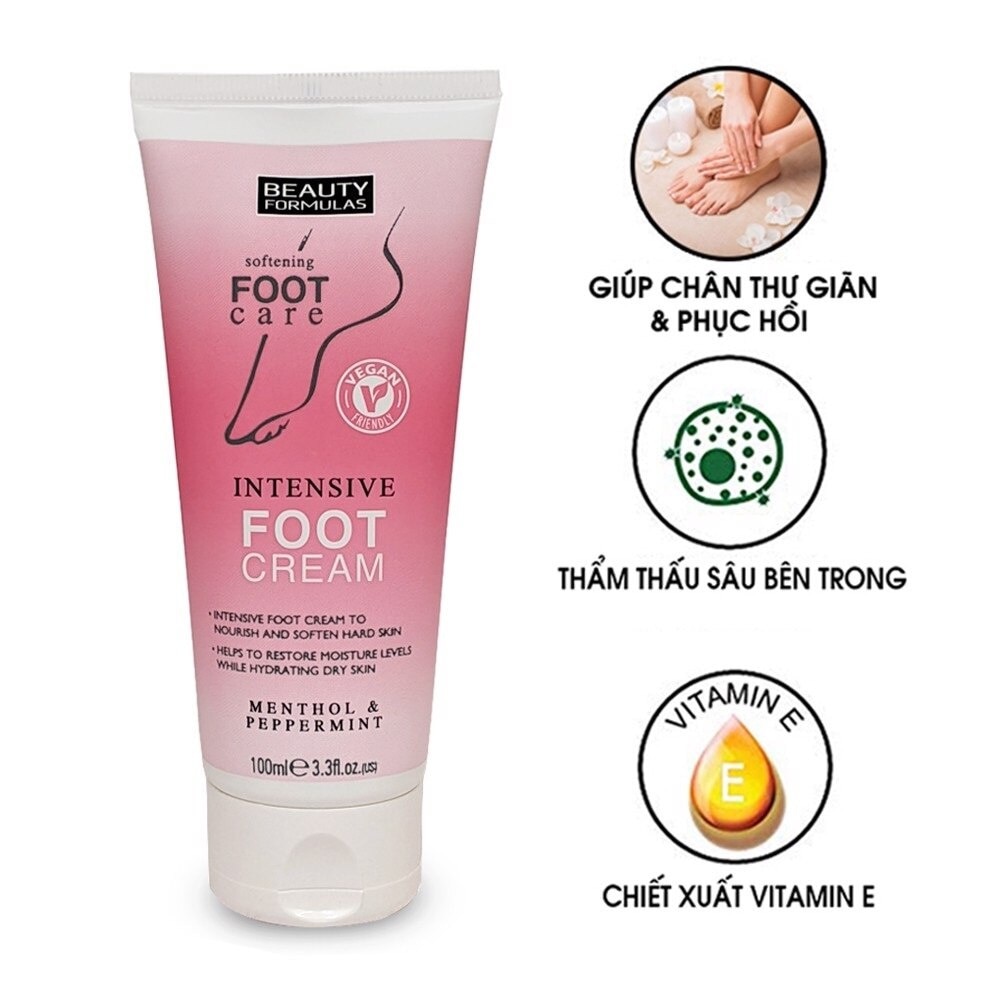 Kem Dưỡng Da Chân Beauty Formulas 100ml