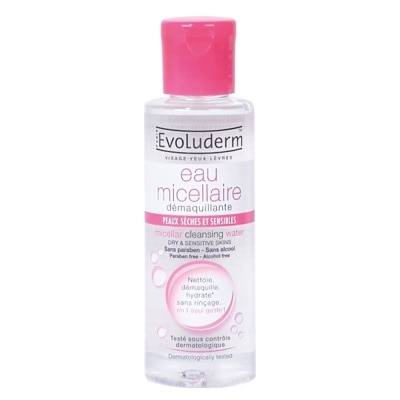 EVOLUDERM Micellar Cleansing Water, Dry & Sensitive Skin 100ml