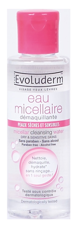 Micellar Cleansing Water, Dry & Sensitive Skin 100ml