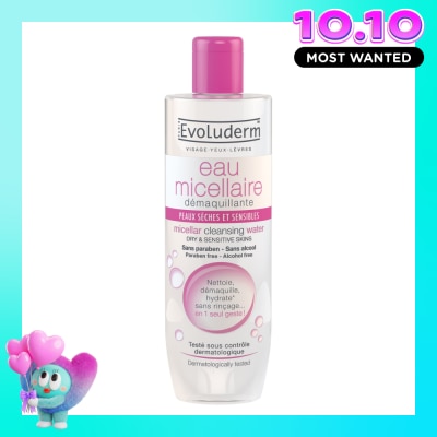 EVOLUDERM Nước Tẩy Trang Evoluderm Cho Da Khô, Nhạy Cảm 250ml image