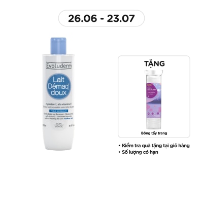 EVOLUDERM Gentle Make-Up Remover Normal Skin 250ml