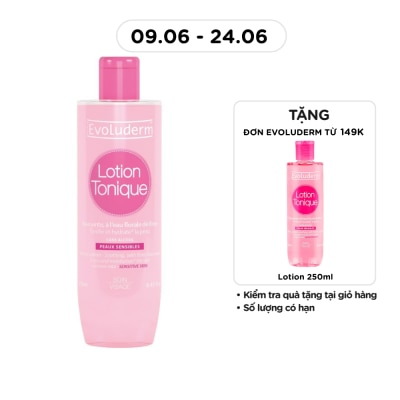 EVOLUDERM - Nước Hoa Hồng Evoluderm Cho Da Nhạy Cảm 250ml