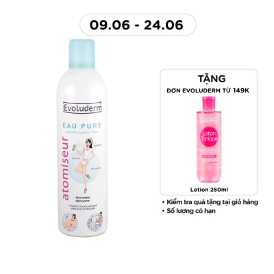 EVOLUDERM - Eau Pure Atomiseur 400ml