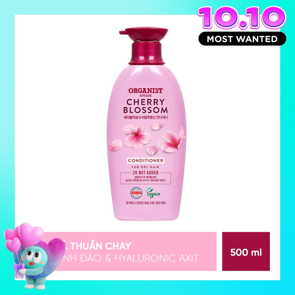 Kem Xả Organist Hoa Anh Đào Dưỡng Ẩm 500ml image