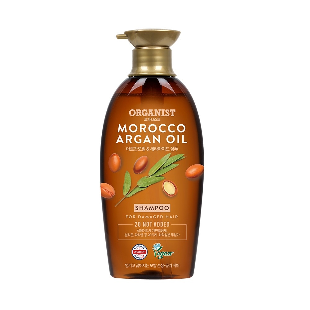 Dầu Gội Organist Argan & Repair Shampoo Tinh Dầu Morocco Argan Dành Cho Tóc Hư Tổn 500ml