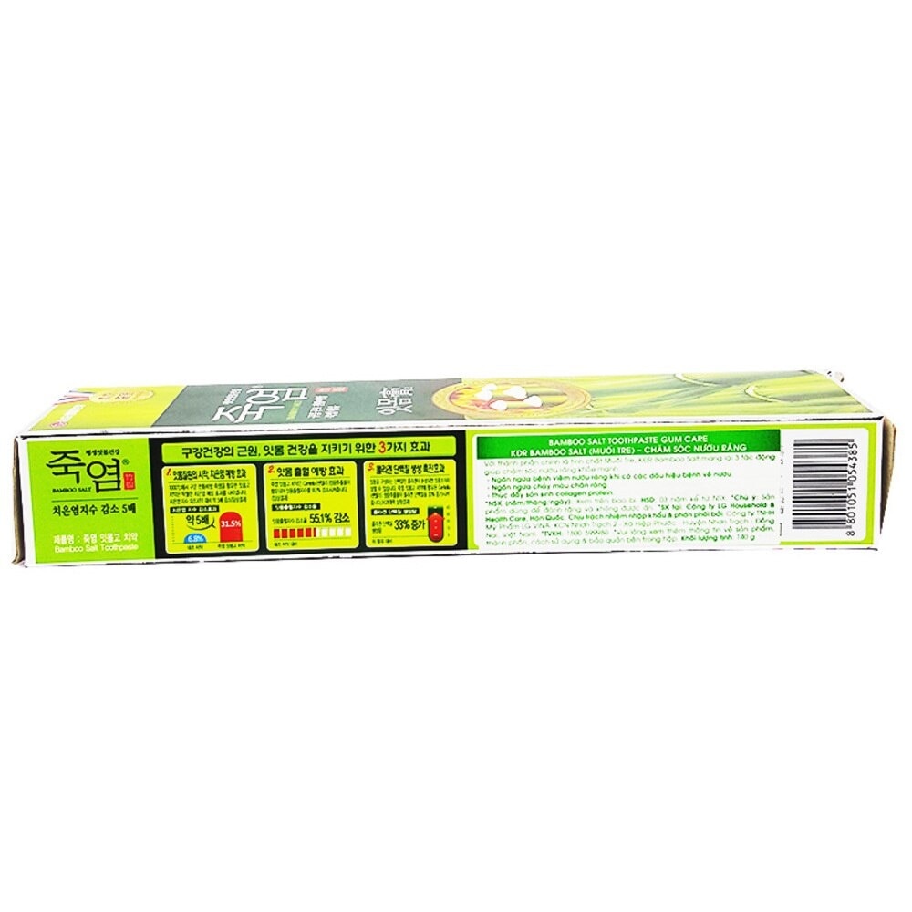 Kem Đánh Răng Bamboo Salt Gum Care Chiết Xuất Muối Tre Bảo Vệ Nướu 140g