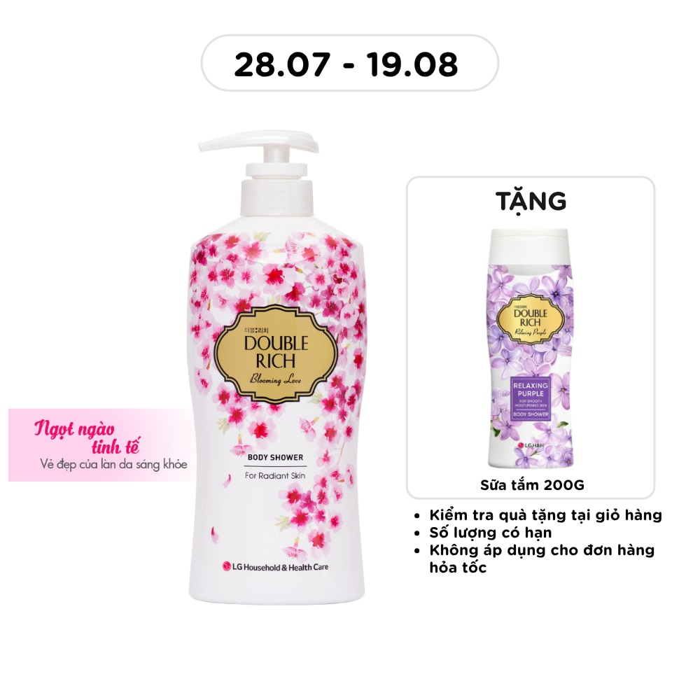 Sữa Tắm Double Rich Hoa Anh Đào 550g