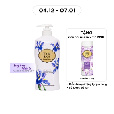 DOUBLE RICH Sữa Tắm Double Rich Hoa Iris 550g