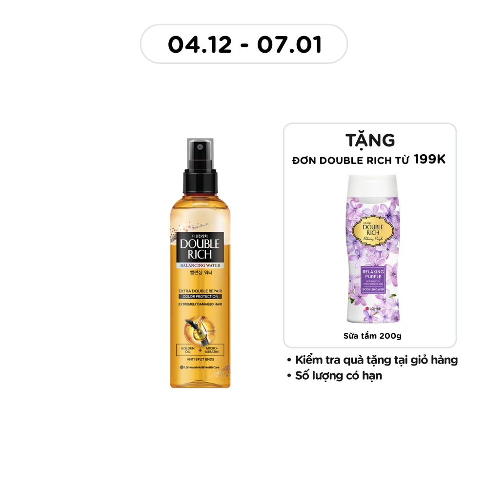 Nước Dưỡng Tóc Double Rich Óng Mượt 120ml