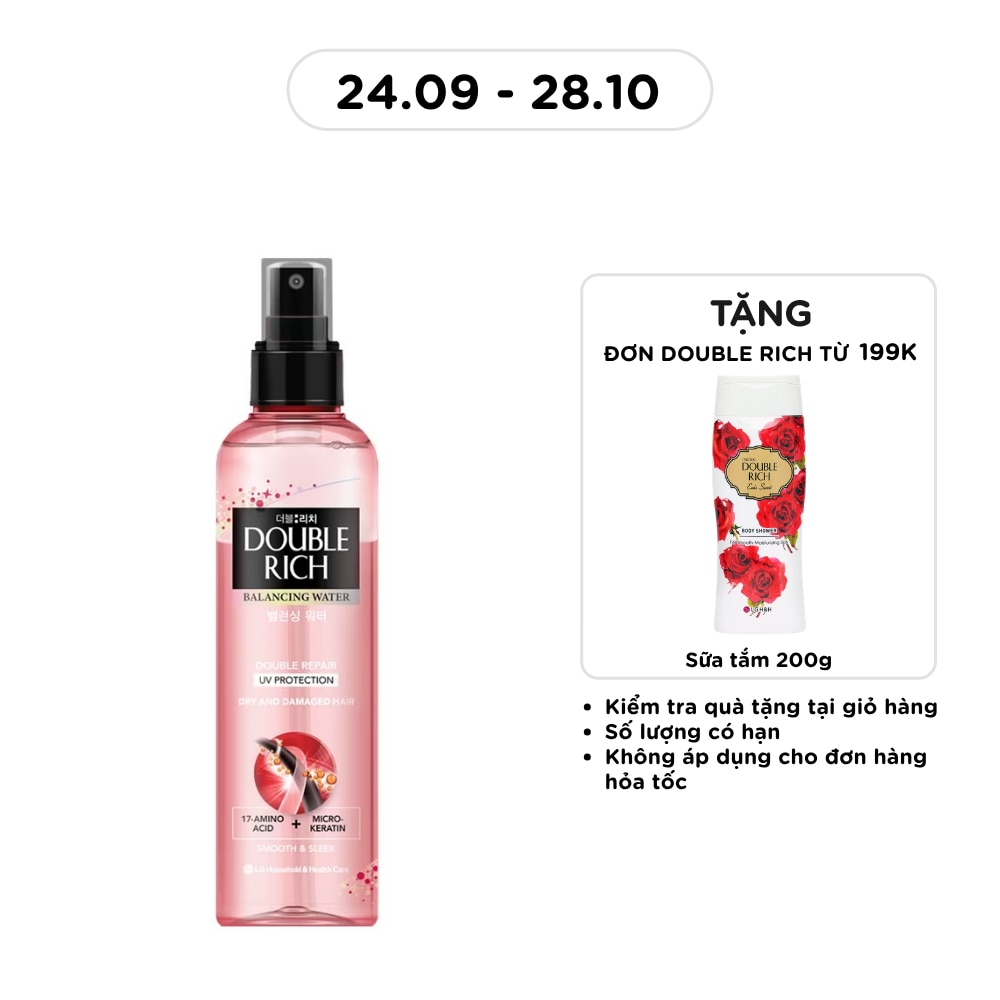 Nước Dưỡng Tóc Double Rich Phục Hồi (Hồng) 120ml image