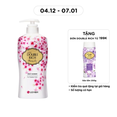 DOUBLE RICH Sữa Tắm Double Rich Hoa Anh Đào 800g