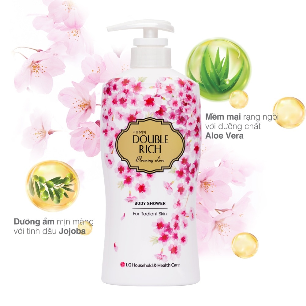 Sữa Tắm Double Rich Hoa Anh Đào 800g