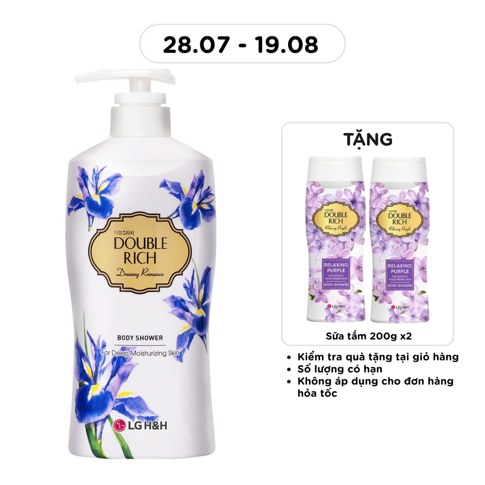 Sữa Tắm Double Rich Hoa Iris 800g