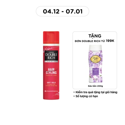 DOUBLE RICH Hair Mousse Soft Hold 150ml