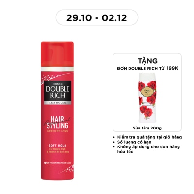 DOUBLE RICH Mousse Dưỡng Tóc Double Rich Soft 150ml image