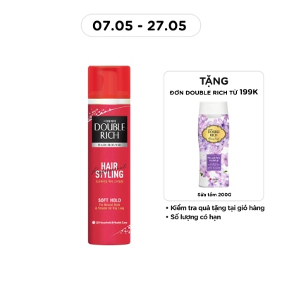 DOUBLE RICH - Mousse Dưỡng Tóc Double Rich Soft 150ml
